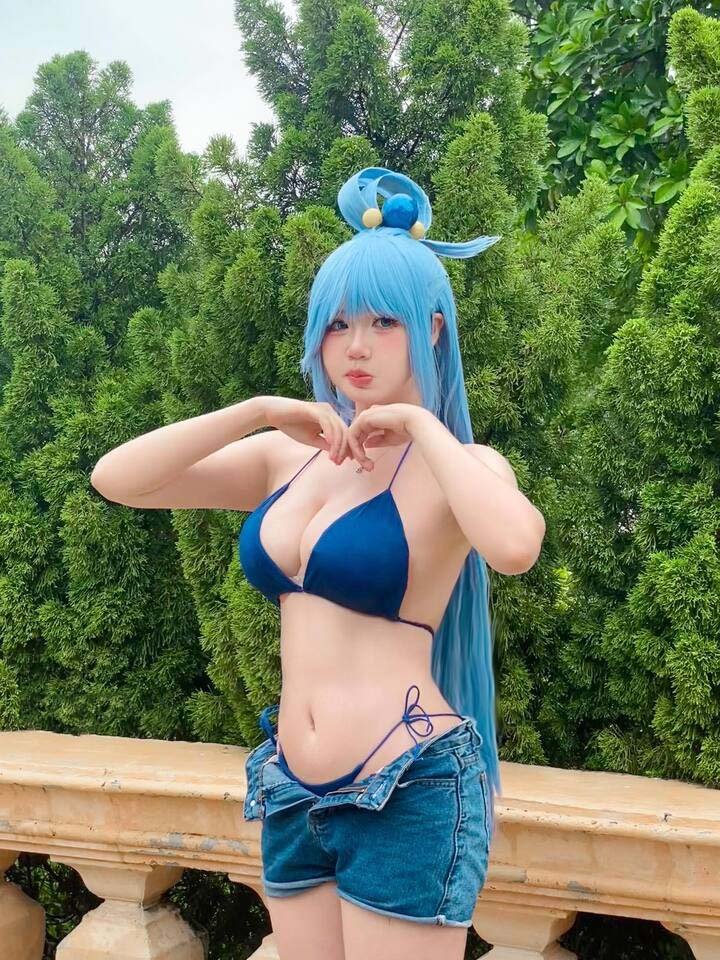 ảnh gái xinh cosplay anime nữ bikini (3)
