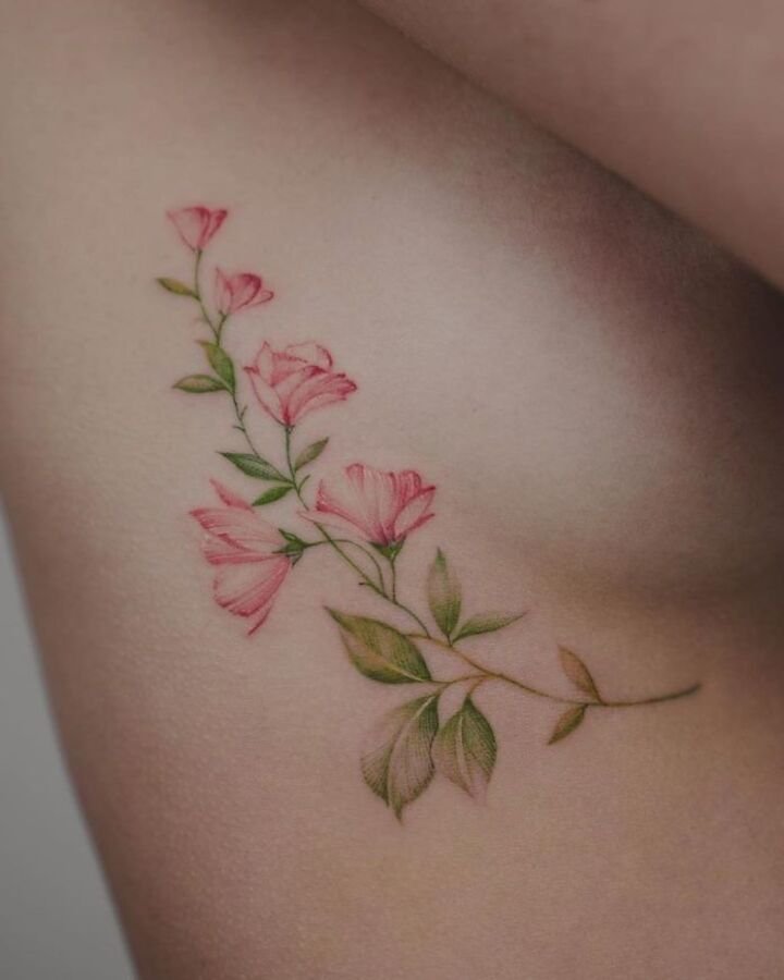 ảnh gái xăm hình hoa (1)